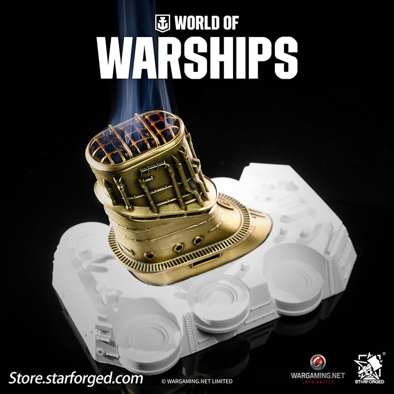 Starforged World of Warships WOWS Themed Incense Burner Game Peripherals Wargaming License